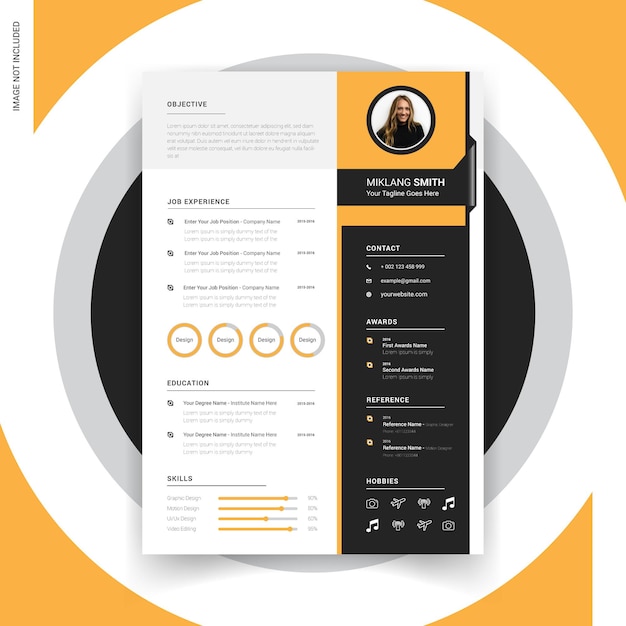Profesjonalny nowoczesny szablon CV