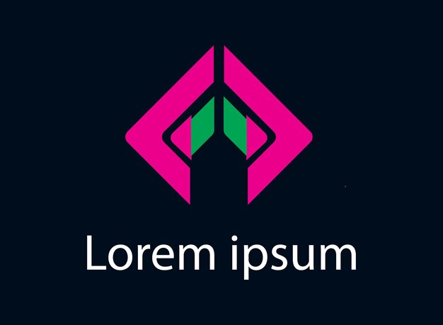 profesjonalny nowoczesny szablon projektu logo