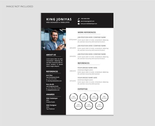 Profesjonalny szablon CV CV