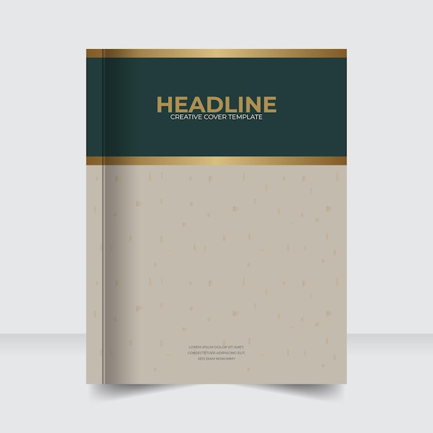 Professional and Colorful Report Book Cover for Presentations Colorful and Dynamic Corporate design