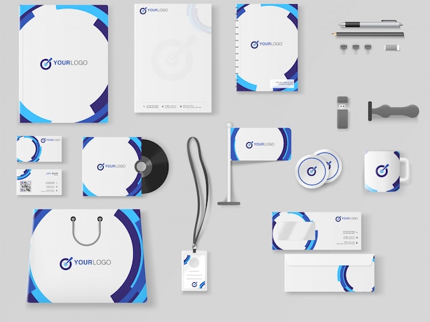 Professional Business Branding Kit, W Tym Letter Head