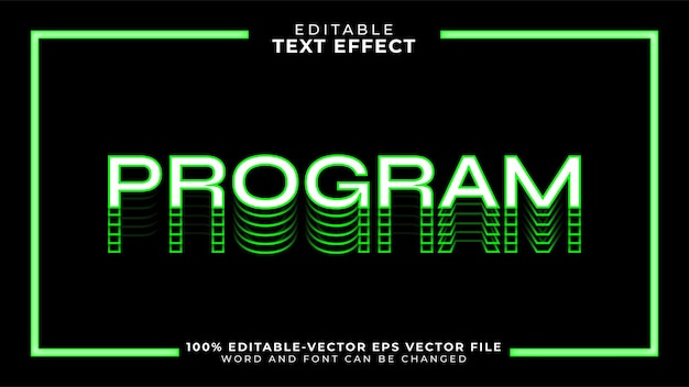 Program Edytowalny Efekt Tekstowy