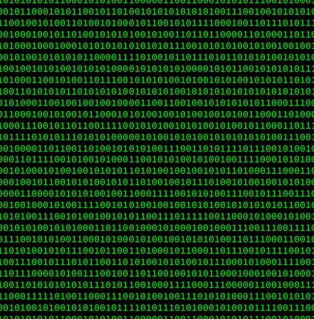 programming binary code in console matrix