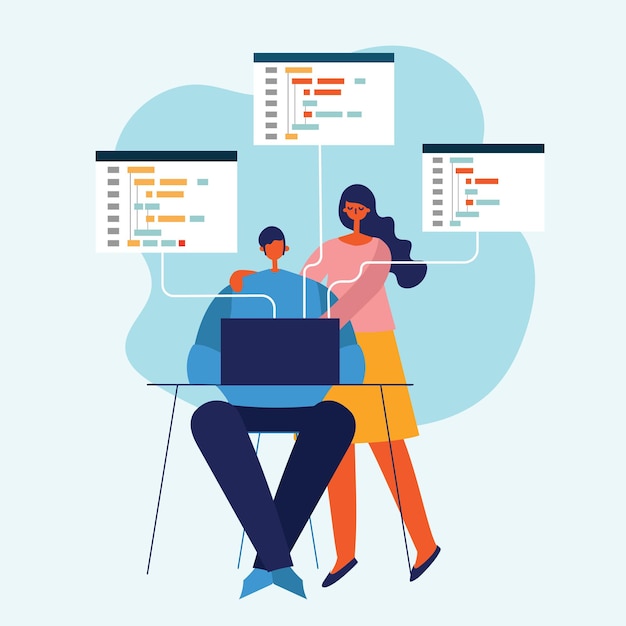 Programowanie i kodowanie, tworzenie stron internetowych, projektowanie stron internetowych.