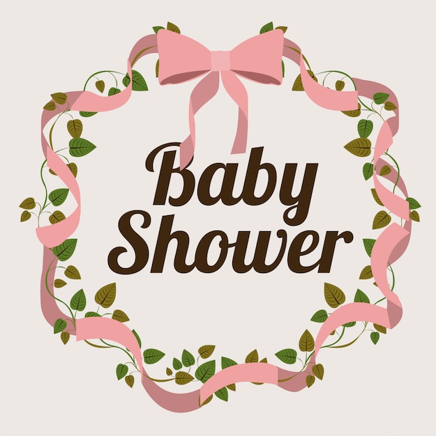 Plik wektorowy projekt baby shower