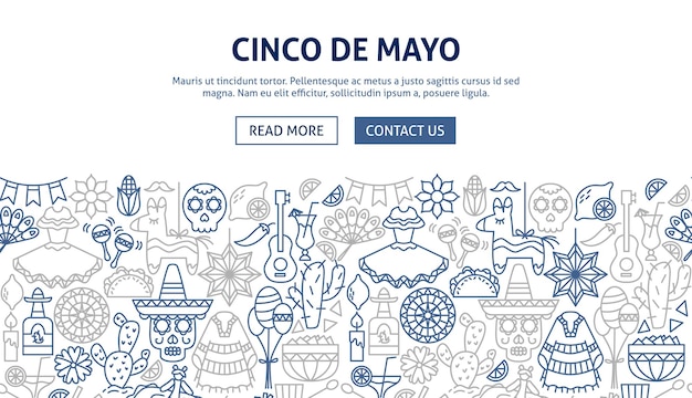 Projekt Banera Cinco De Mayo