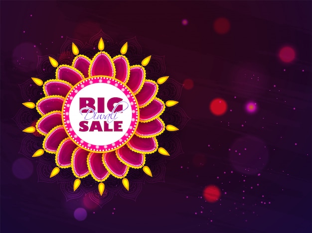 Projekt Banera Diwali Big Sale.