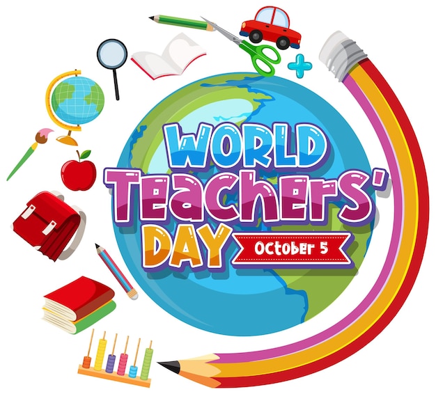 Projekt Banera Logo światowego Dnia Nauczyciela