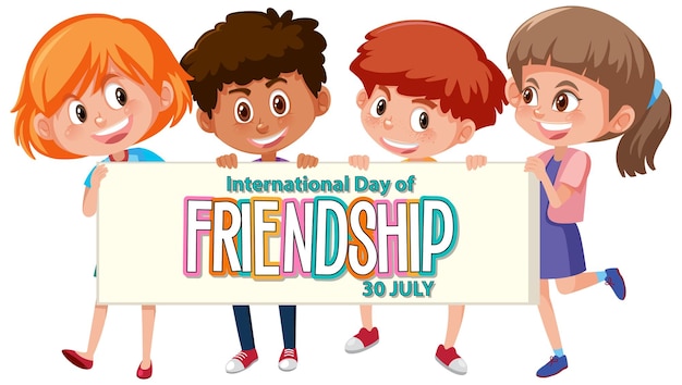 Projekt Banera Międzynarodowego Dnia Przyjaźni