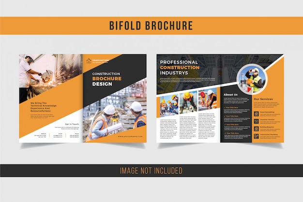 Projekt Bifold Broszura Firmy Budowlanej