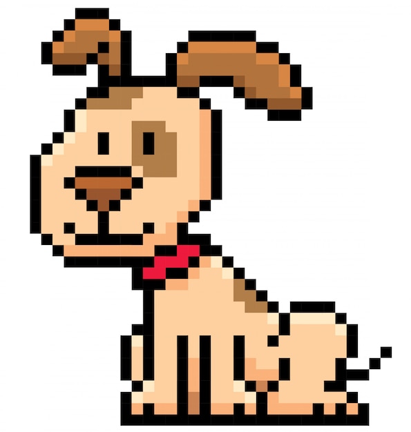 Projekt Cartoon Dog Pixel