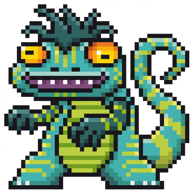 Projekt Cartoon Monster Pixel