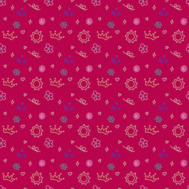 Projekt cyfrowego bezszwowego tła wzoru Ten projekt jest odpowiedni do pakowania scrapbooking