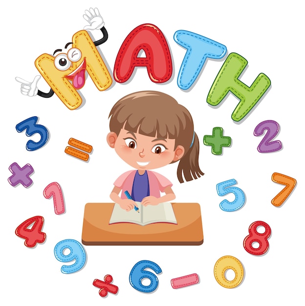 Projekt Czcionki Do Matematyki Z Dziewczyną I Liczbami