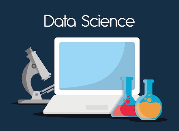 Plik wektorowy projekt data science