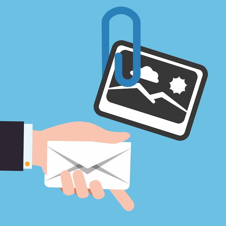 Wektor projekt e-mail