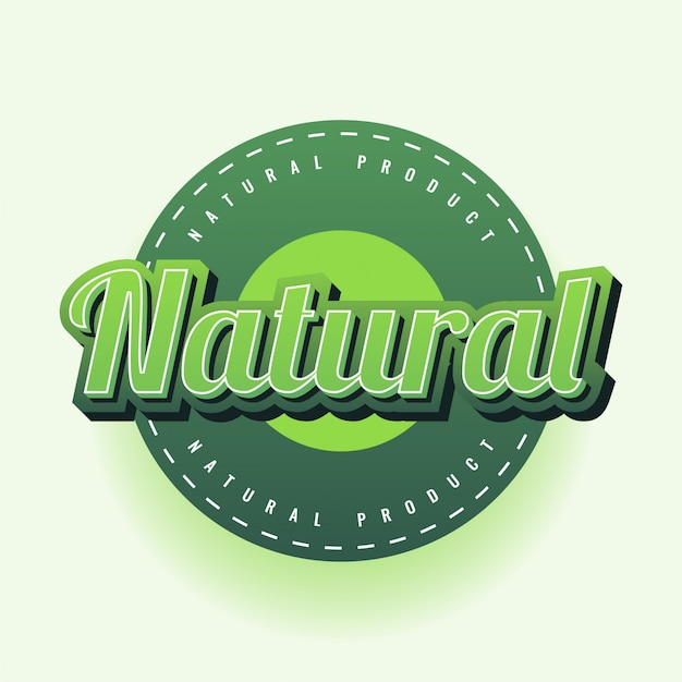 Projekt Etykiety Produktu Naturalnego