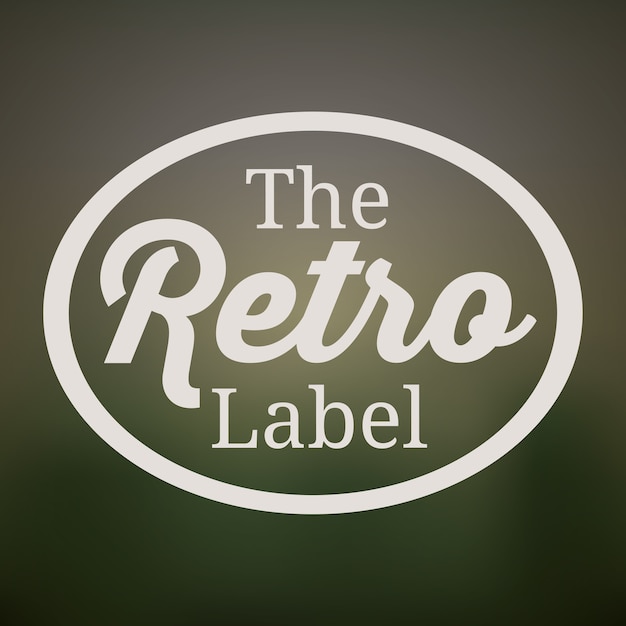 Plik wektorowy projekt etykiety retro i vintage