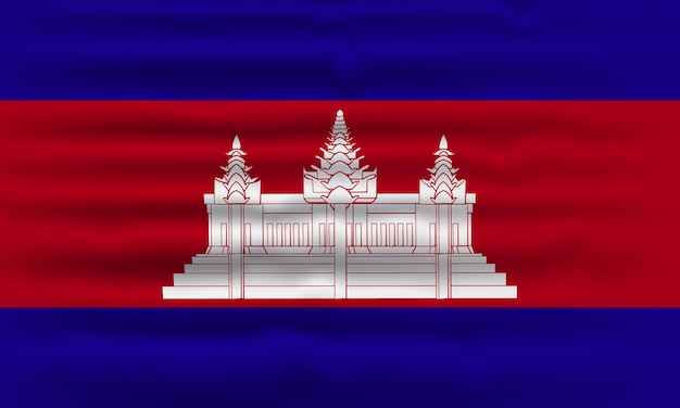 Projekt flagi Kambodży
