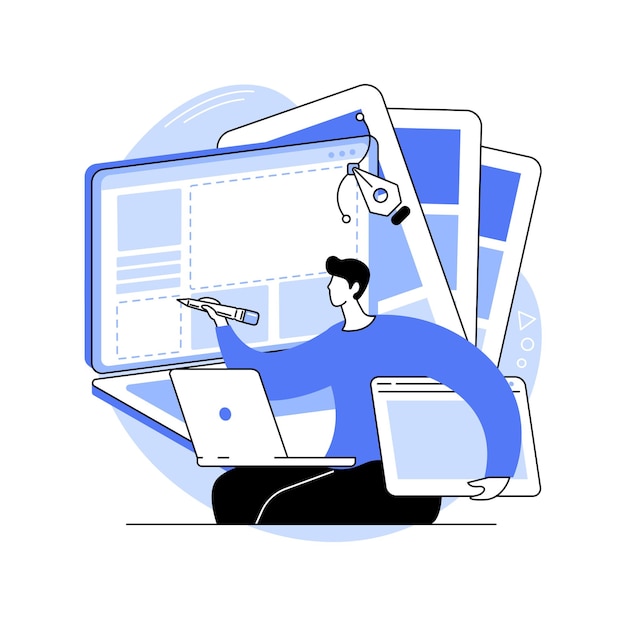 Projekt graficzny na białym tle ilustracje wektorowe kreskówka