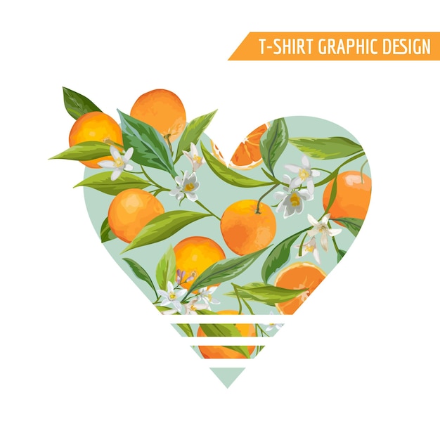 Projekt Graficzny Owoców Pomarańczy