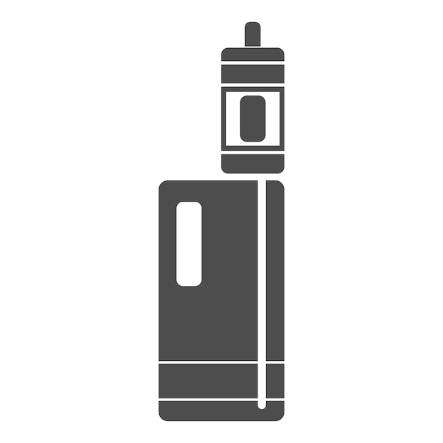 Plik wektorowy projekt ikony logo elektrycznego papierosa