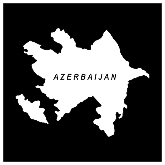 Projekt ikony mapy Azerbejdżanu