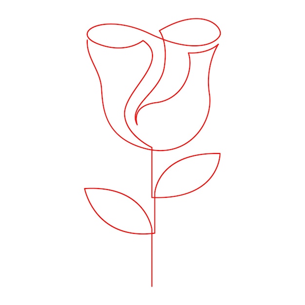 Plik wektorowy projekt ikony róży