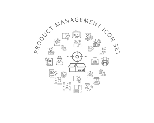 Projekt Ikony Zarządzania Produktem