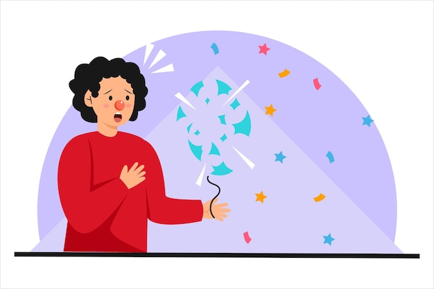 Projekt ilustracji April Fools Flat