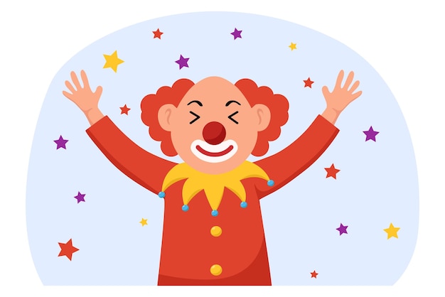 Projekt ilustracji April Fools Flat