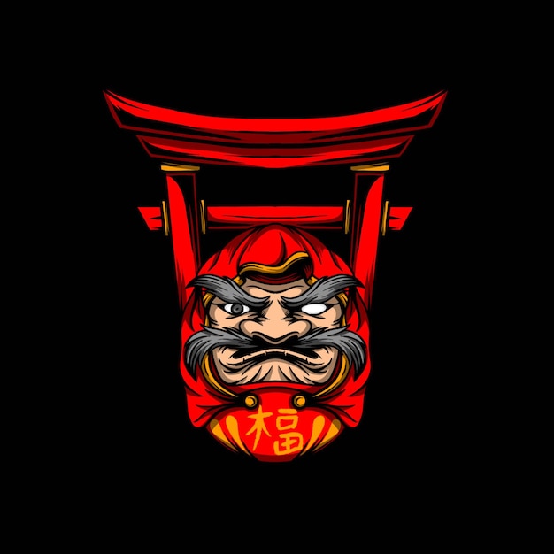 Projekt Ilustracji Daruma