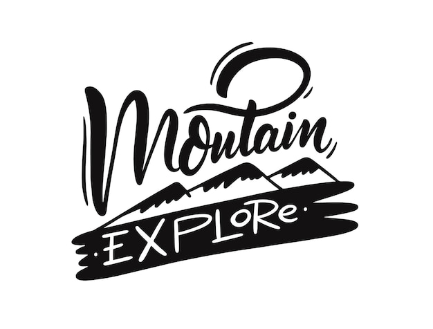 Projekt Ilustracji Eksploracji Górskiej
