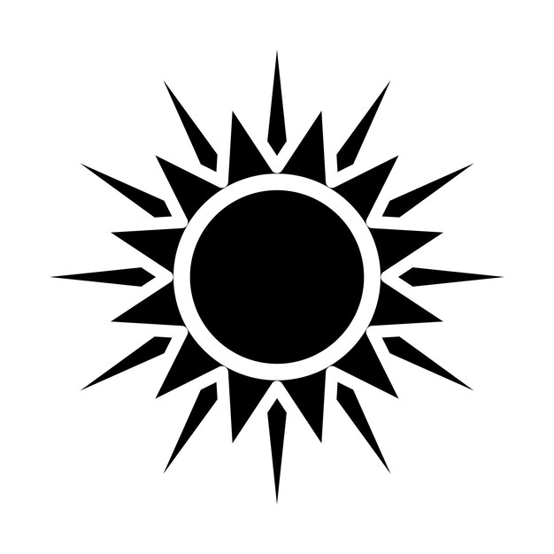 Plik wektorowy projekt ilustracji ikony słońca