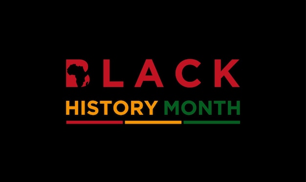 Projekt ilustracji obchodów miesiąca czarnej historii