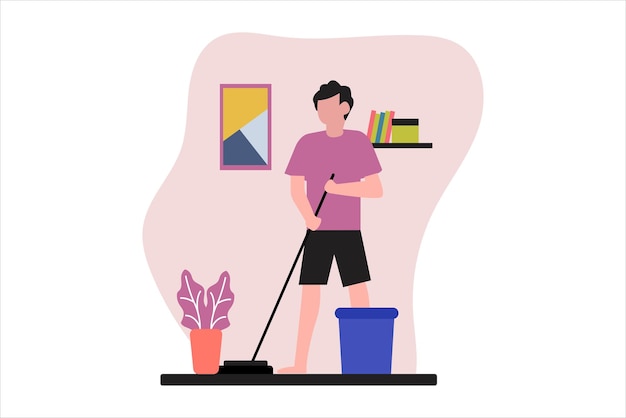 Projekt ilustracji płaskiej dla zajęć weekendowych