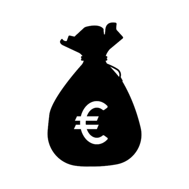 Plik wektorowy projekt ilustracji wektora ikony waluty euro