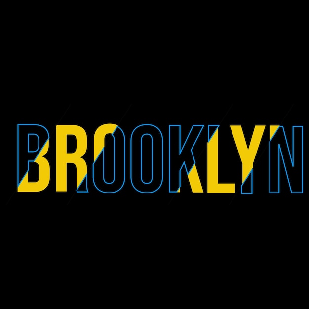 Projekt Ilustracji Wektorowych Brooklyn