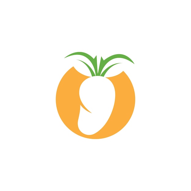 Projekt Ilustracji Wektorowych Owoców Mango