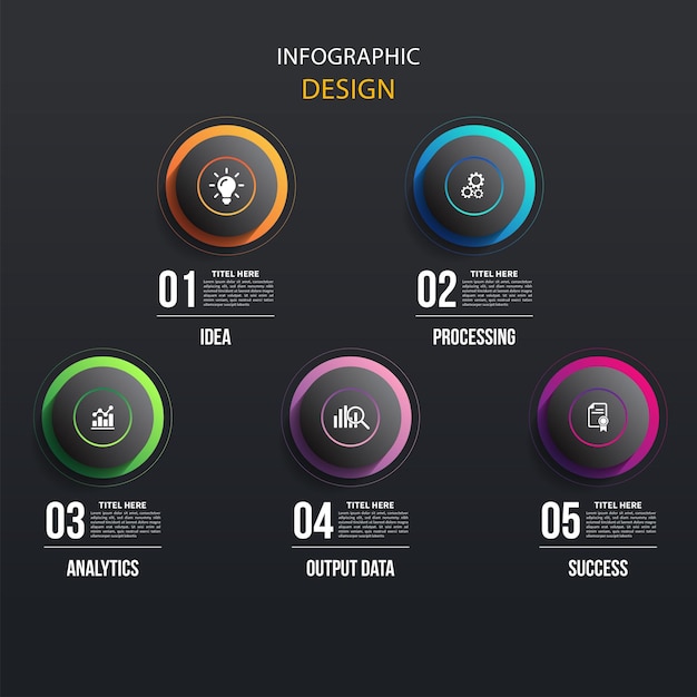 Projekt Infografiki Czarnego Koła