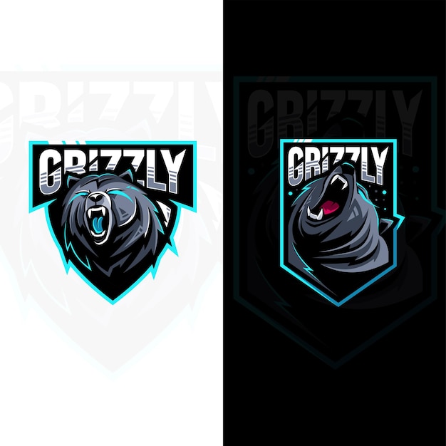 Projekt Kolekcji Maskotek Logo Grizzly