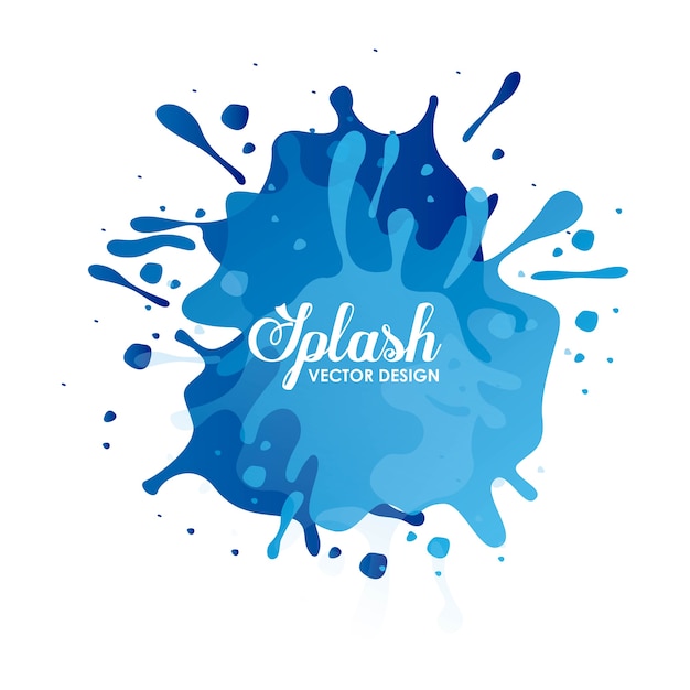 Plik wektorowy projekt koncepcji splash