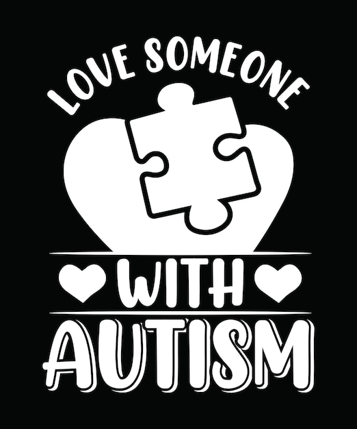 Plik wektorowy projekt koszulki autism vector