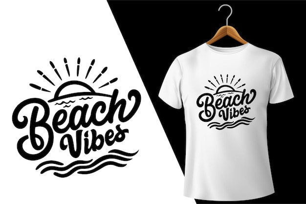 Projekt koszulki Beach Vibes