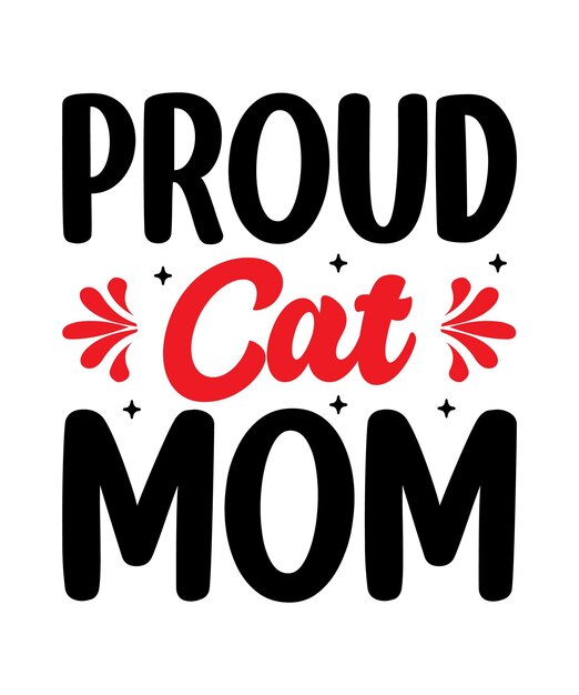 Projekt koszulki Cat SVG