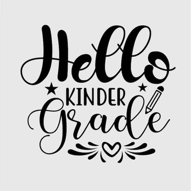 Projekt Koszulki Hello Kindergarten