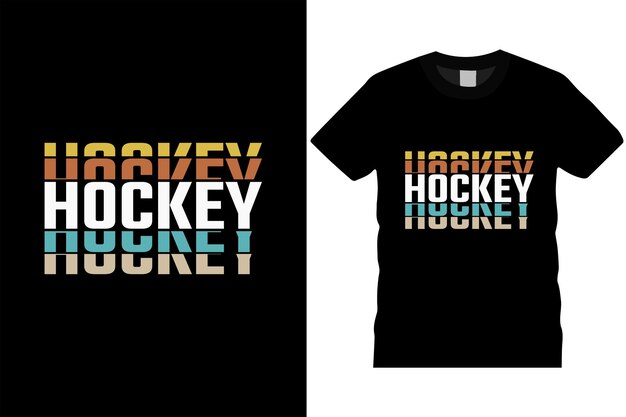 Plik wektorowy projekt koszulki hokeja na lodzie premium vector