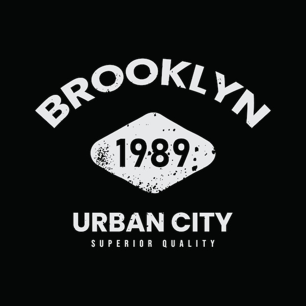 Plik wektorowy projekt koszulki i odzieży brooklyn