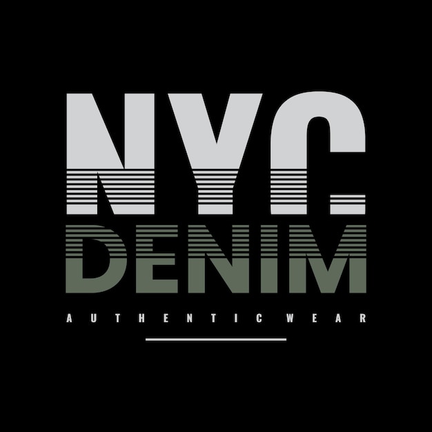 Projekt koszulki i odzieży NYC