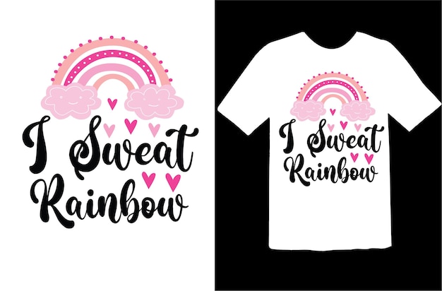 Projekt Koszulki I Sweat Rainbow